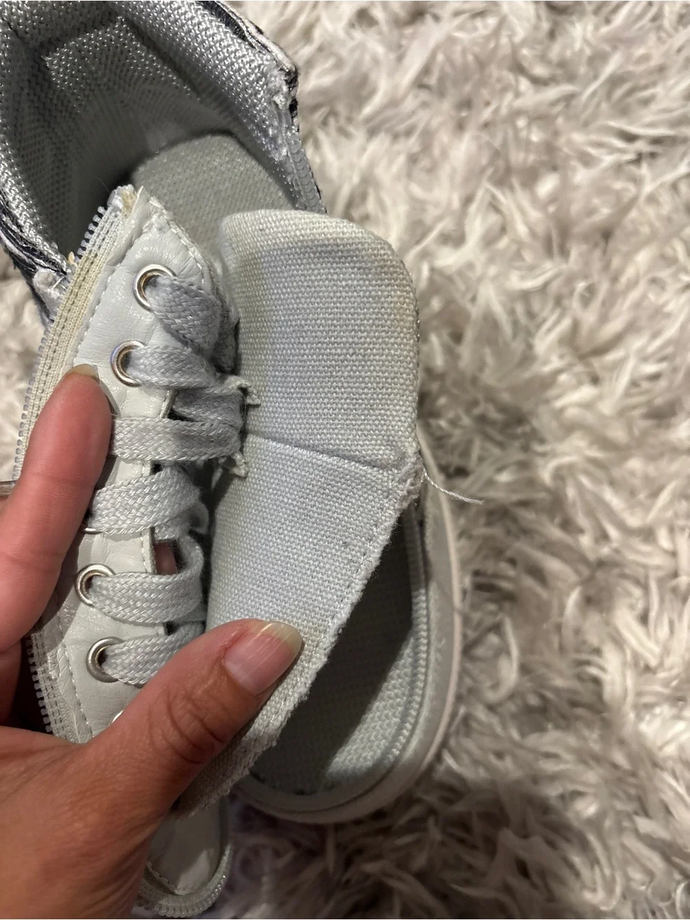 Billy Footwear Toddler Classic High Top Shoes - Grey And Black Stripes Size 12W